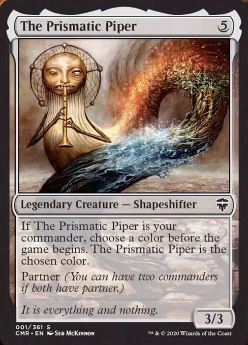 The Prismatic Piper (Commander Legends) Light Play