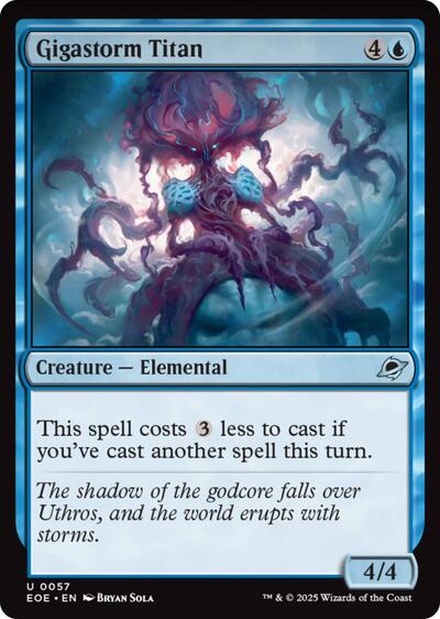 Gigastorm Titan (Edge of Eternities) Light Play