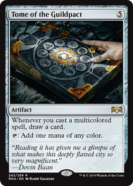 Tome of the Guildpact (Ravnica Allegiance) Light Play