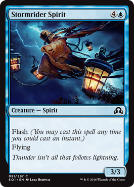 Stormrider Spirit (Shadows Over Innistrad) Light Play