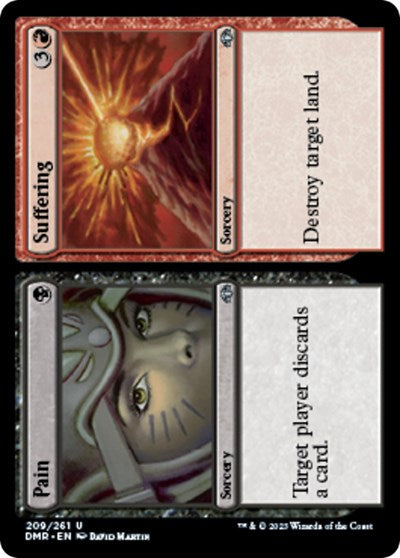 Pain / Suffering (Dominaria Remastered) Light Play