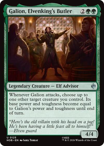 Galion, Elvenking's Butler (The Hobbit) Light Play