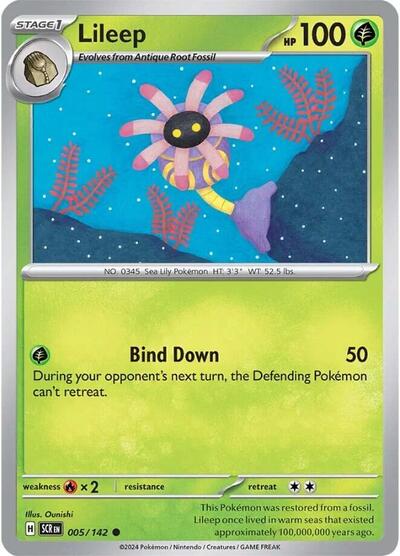 Lileep - 005 (SV07: Stellar Crown) Light Play