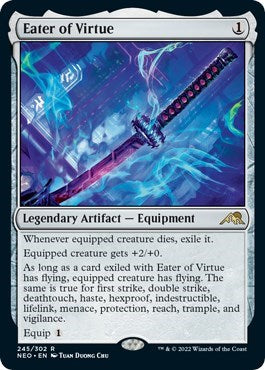Eater of Virtue (Kamigawa: Neon Dynasty) Light Play