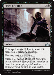 Price of Fame (Guilds of Ravnica) Light Play