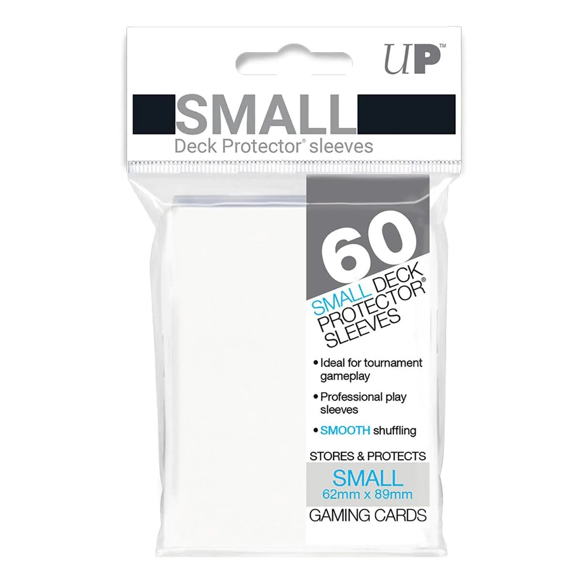 Ultra Pro - 60ct Pro-Gloss White Standard Deck Protector Sleeves (New Packaging)