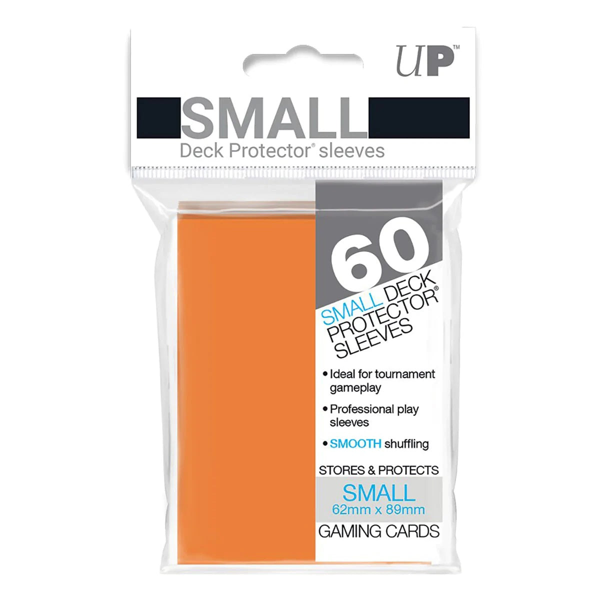 Ultra Pro - 60ct Pro-Gloss Orange Standard Deck Protector Sleeves (New Packaging)
