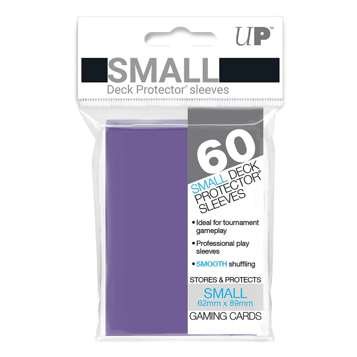 Ultra Pro - 60ct Pro-Gloss Purple Standard Deck Protector Sleeves (New Packaging)