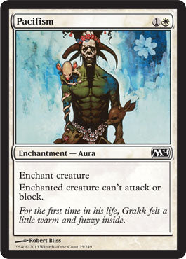 Pacifism (Magic 2014 Core Set) Light Play