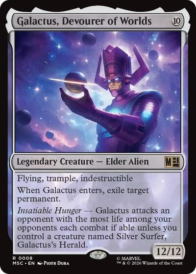 Galactus, Devourer of Worlds (Commander: Marvel Super Heroes) Light Play