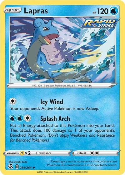 Lapras (SWSH08: Fusion Strike) Light Play