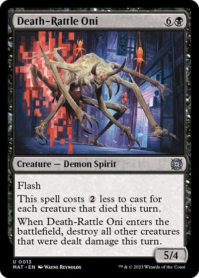Death-Rattle Oni (March of the Machine: The Aftermath) Light Play