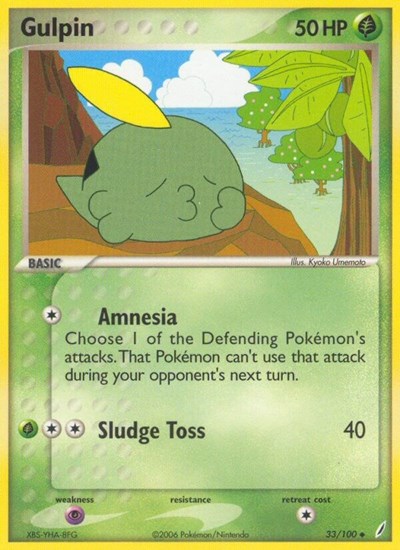 Gulpin (Crystal Guardians) Medium Play