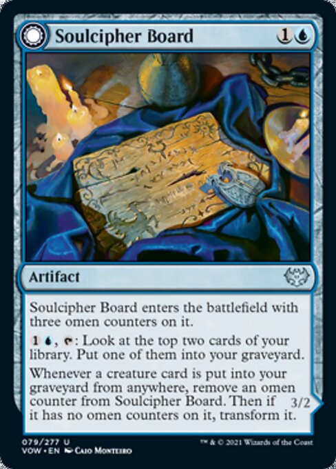 Soulcipher Board / Cipherbound Spirit (Innistrad: Crimson Vow) Light Play