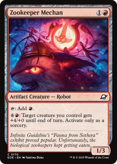 Zookeeper Mechan (Edge of Eternities) Light Play Foil