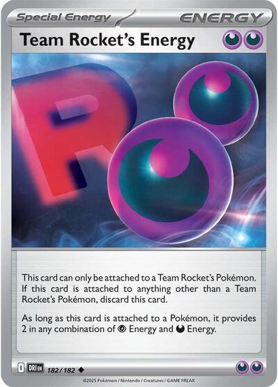 Team Rocket's Energy (SV10: Destined Rivals) Light Play