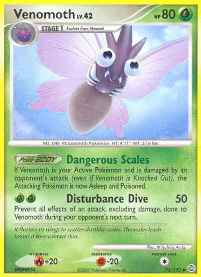 Venomoth (Secret Wonders) Light Play