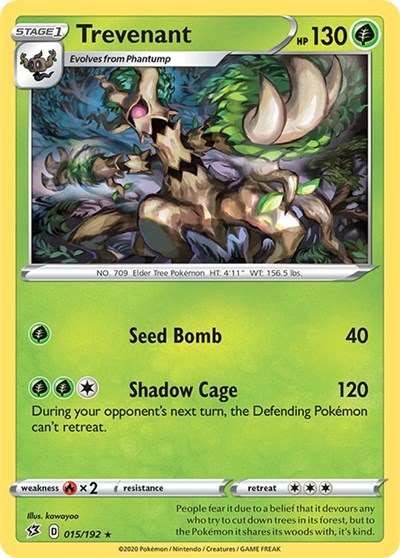 Trevenant (SWSH02: Rebel Clash) Light Play