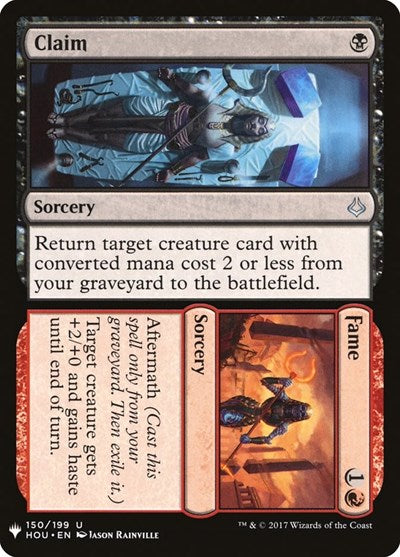 Claim // Fame (Mystery Booster) Light Play