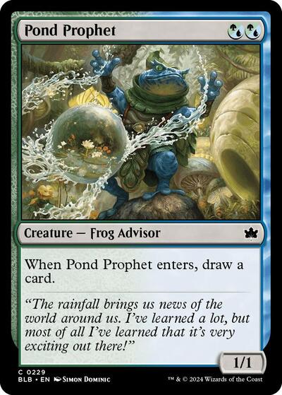 Pond Prophet (Bloomburrow) Light Play Foil