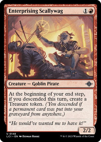 Enterprising Scallywag (The Lost Caverns of Ixalan) Light Play