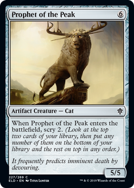Prophet of the Peak (Throne of Eldraine) Light Play