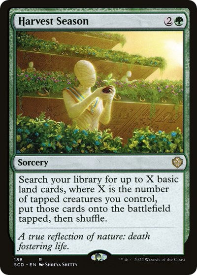 Harvest Season (Commander 2022 Starter Decks) Light Play