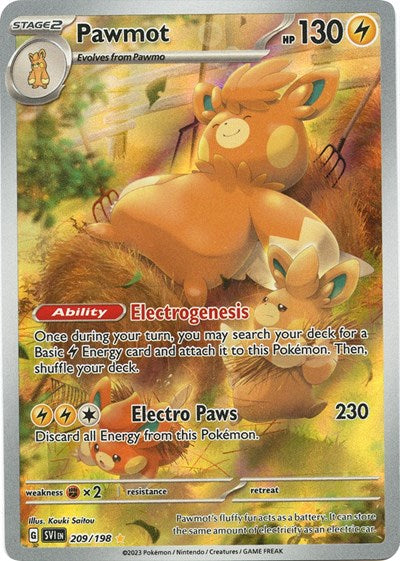 Pawmot - 209 (Scarlet and Violet: Base Set) Near Mint Holofoil