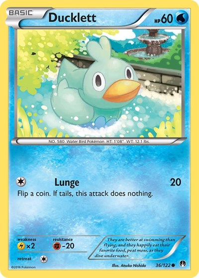 Ducklett (XY - BREAKpoint) Heavy Play
