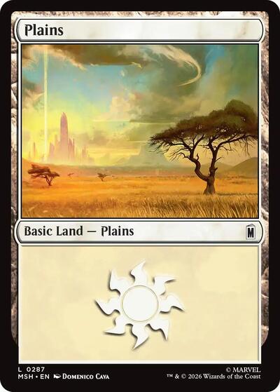 Plains (0287) (Marvel Super Heroes) Light Play
