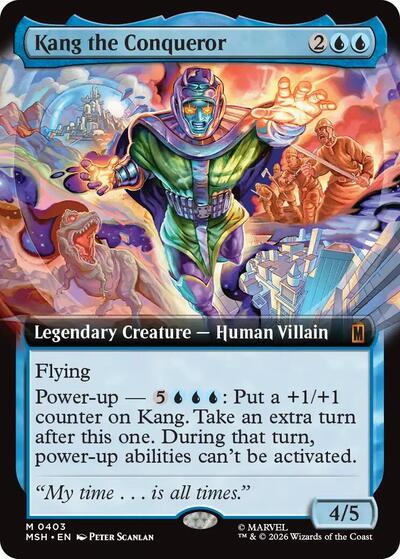 Kang the Conqueror (Extended Art) (Marvel Super Heroes) Light Play Foil