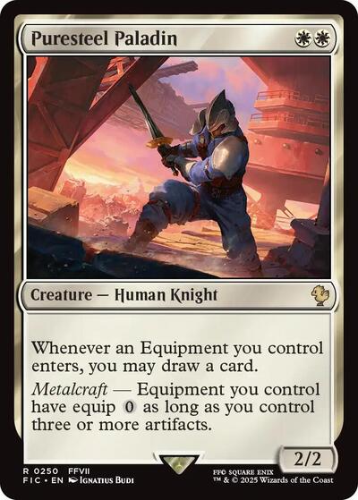 Puresteel Paladin (Commander: FINAL FANTASY) Light Play