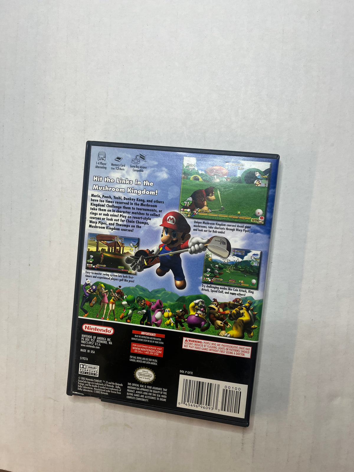 Mario Golf Toadstool Tour (GBA) (CiB)
