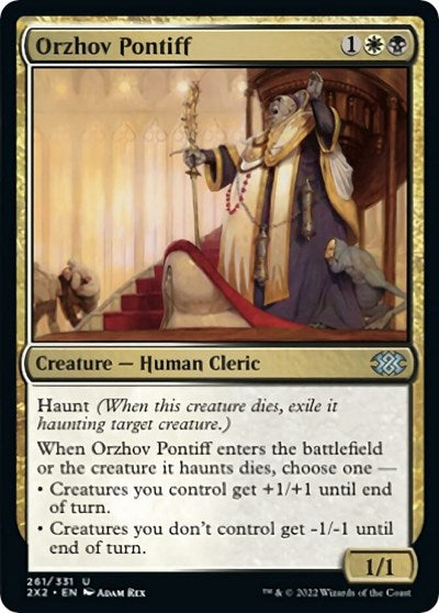 Orzhov Pontiff (Double Masters 2022) Light Play