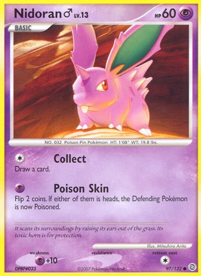 Nidoran M (Secret Wonders) Light Play