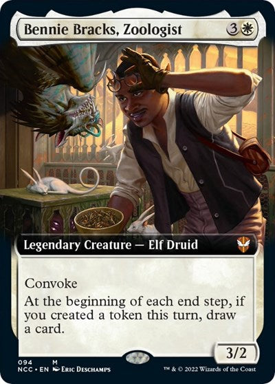 Bennie Bracks, Zoologist (Extended Art) (Commander: Streets of New Capenna) Near Mint Foil