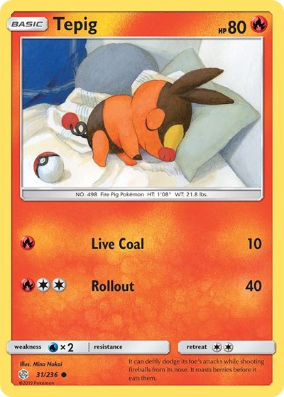 Tepig (SM - Cosmic Eclipse) Light Play