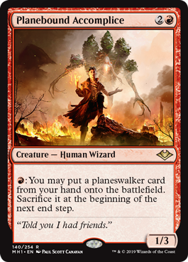 Planebound Accomplice (Modern Horizons) Light Play