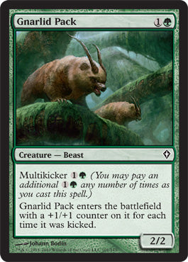 Gnarlid Pack (Worldwake) Light Play