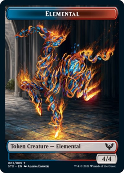 Elemental Token (Strixhaven: School of Mages) Light Play