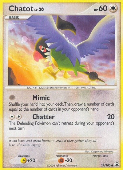 Chatot (Majestic Dawn) Damaged / Poor