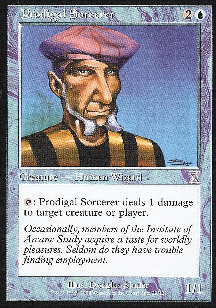 Prodigal Sorcerer (Time Spiral Time Shifted) Medium Play Foil