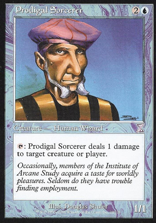 Prodigal Sorcerer (Time Spiral Time Shifted) Medium Play Foil
