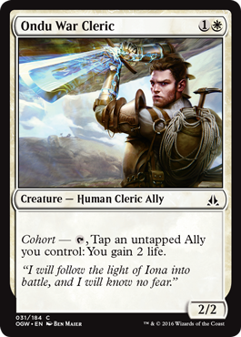 Ondu War Cleric (Oath of the Gatewatch) Light Play
