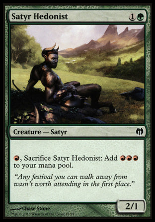 Satyr Hedonist (Duel Decks: Heroes vs Monsters) Light Play