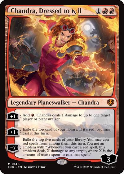 Chandra, Dressed to Kill (Innistrad Remastered) Light Play