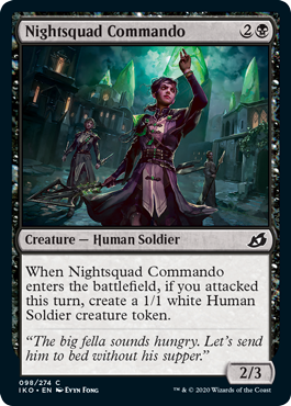 Nightsquad Commando (Ikoria: Lair of Behemoths) Light Play