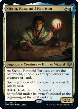 Stenn, Paranoid Partisan (Dominaria United) Light Play
