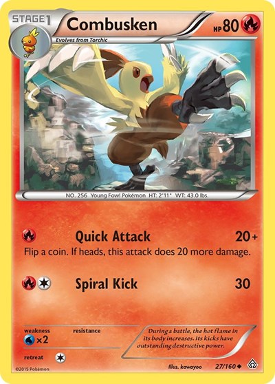 Combusken (XY - Primal Clash) Light Play