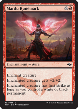 Mardu Runemark (Fate Reforged) Light Play